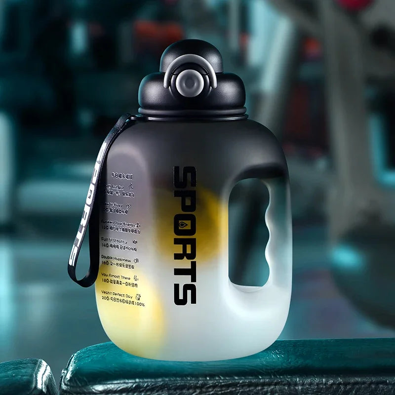 Botella de agua deportiva portátil de gran capacidad 1.6 y 2.0 Lt.