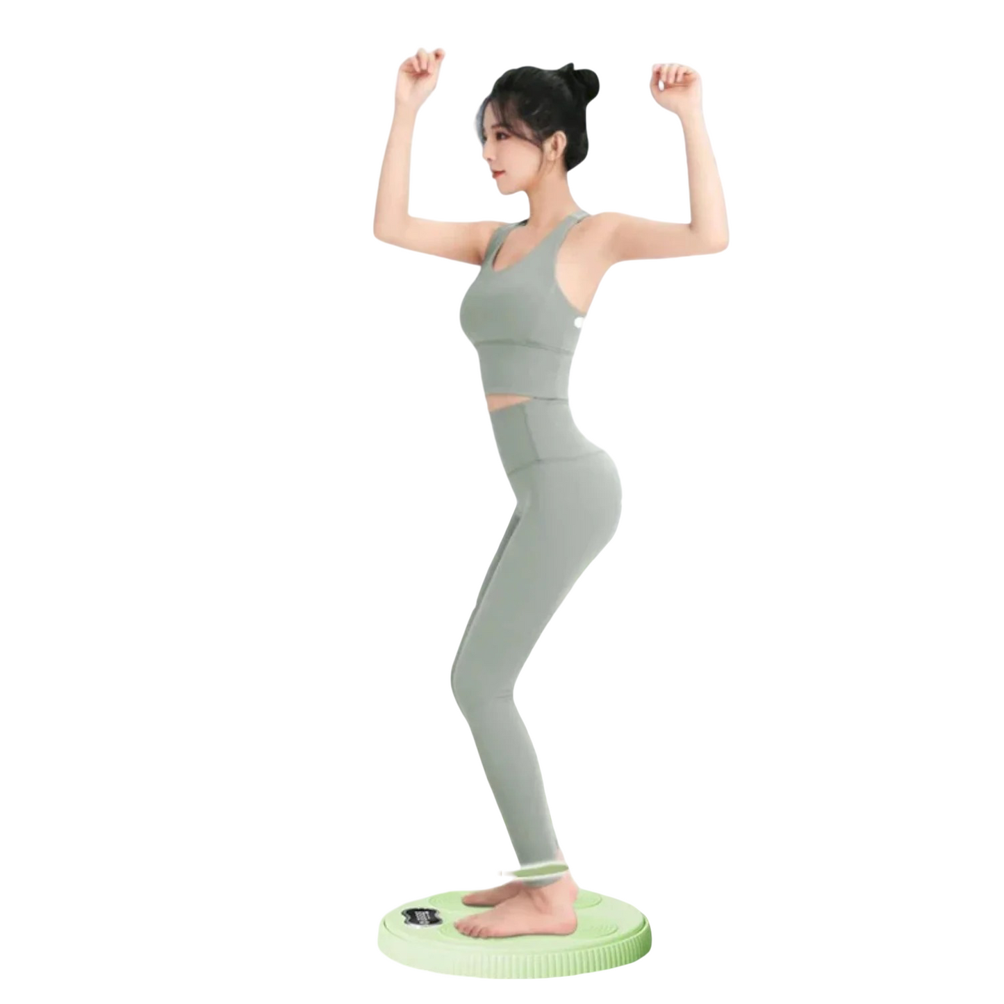 Rotating Waist Counting Disc, Bodybuilding Fitness Abdominal Twister Training Plate
