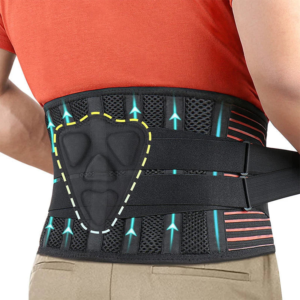 Soporte lumbar para levantamiento de pesas Unisex