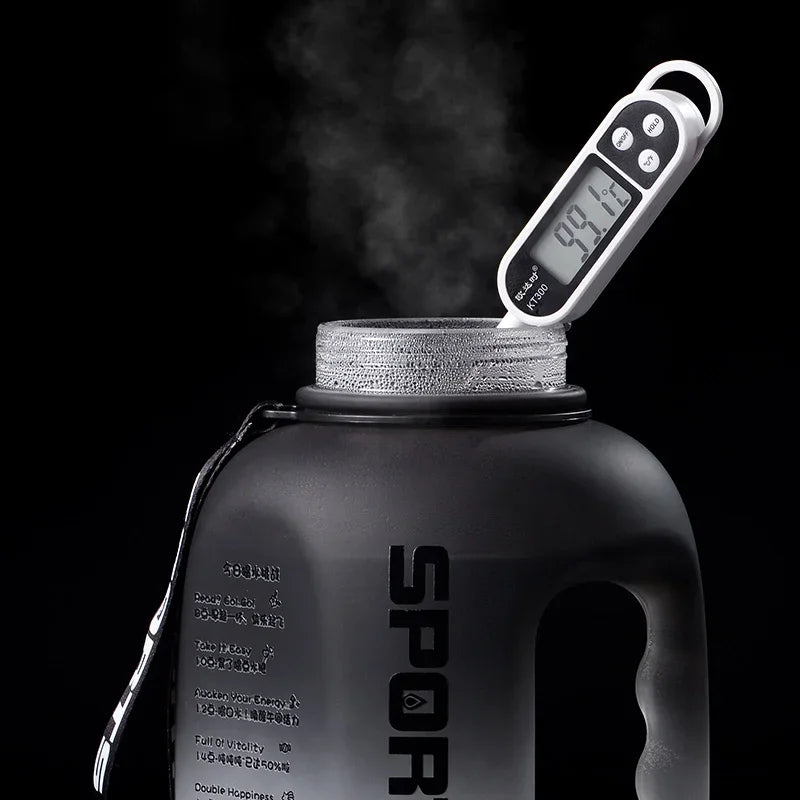 Botella de agua deportiva portátil de gran capacidad 1.6 y 2.0 Lt.