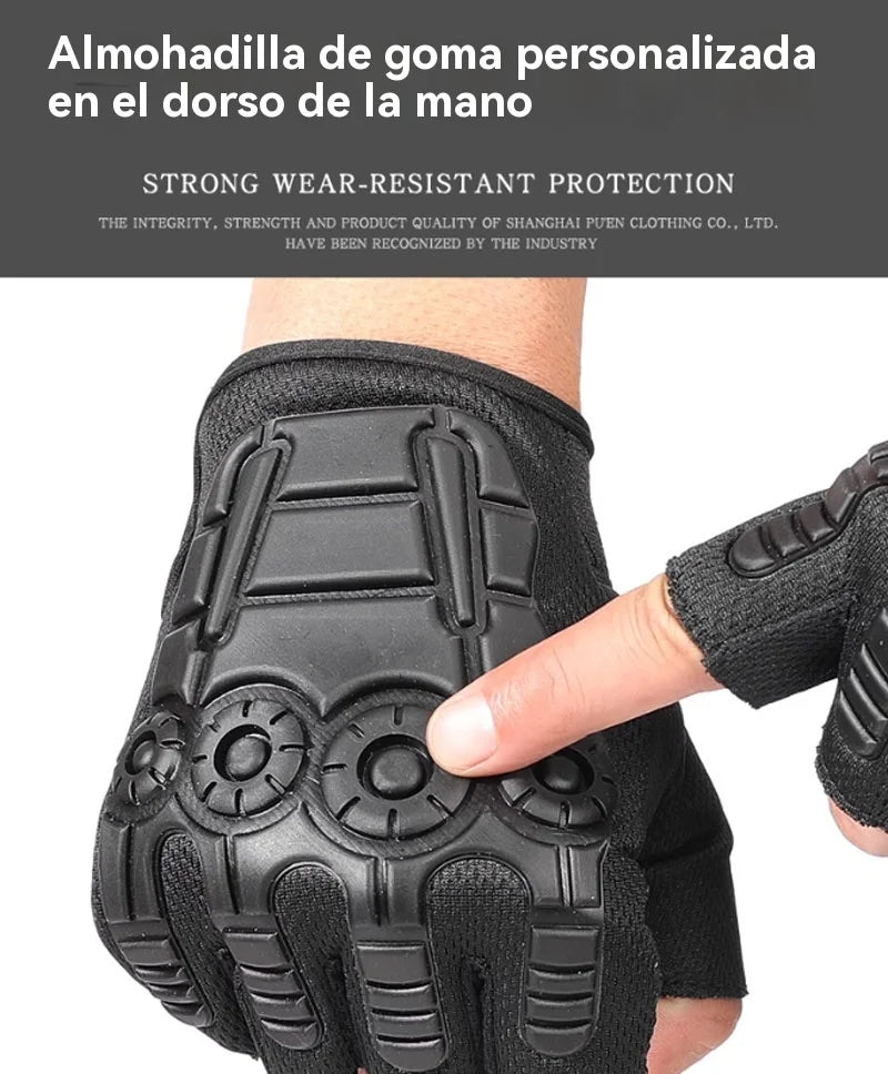 Men's outdoor sports non-slip tactical gloves