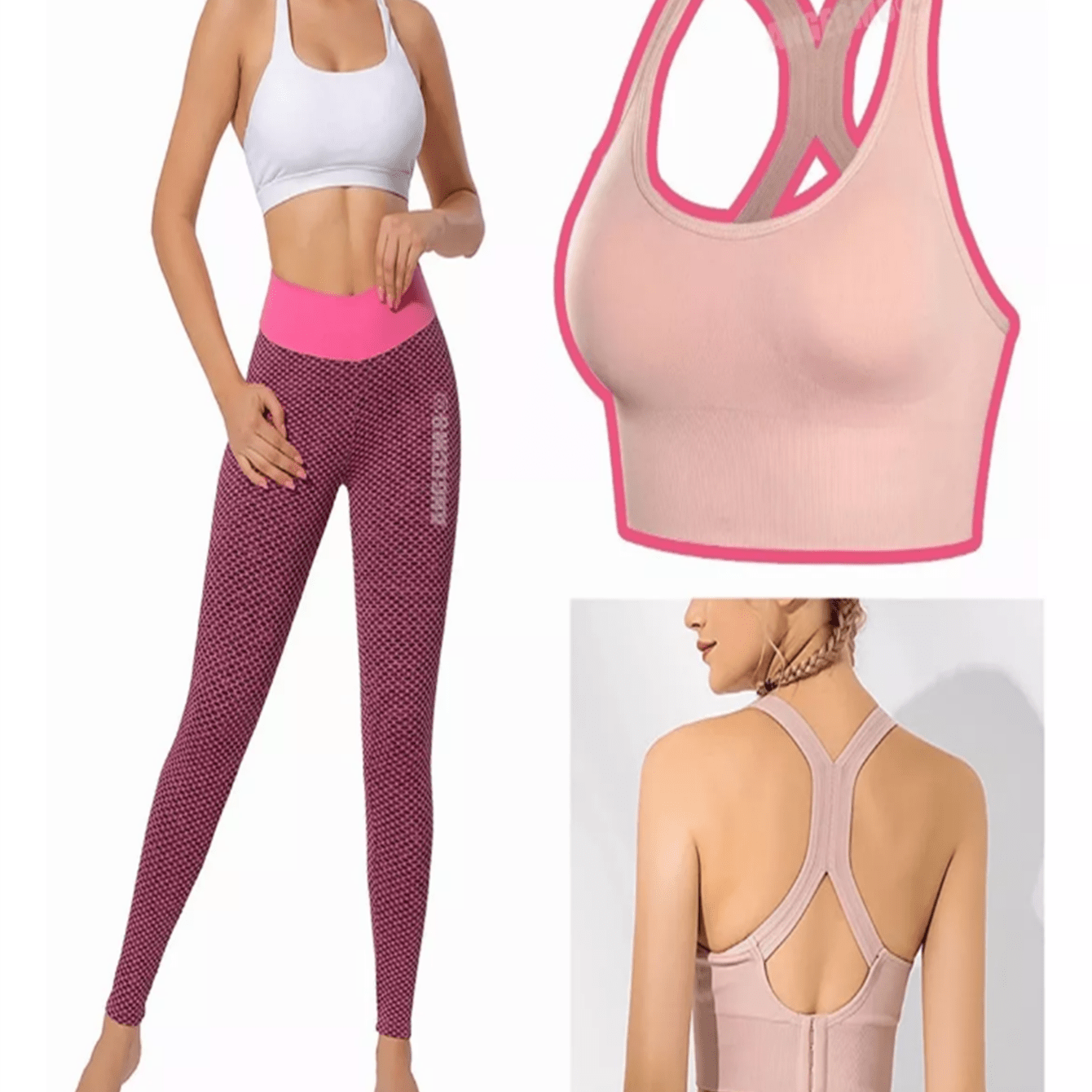 Sport Leggings + Sports Top Bra