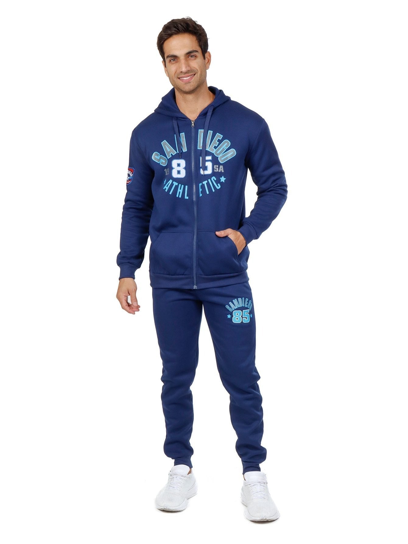 Conjunto depotivo de sudadera y pantalón para hombre
