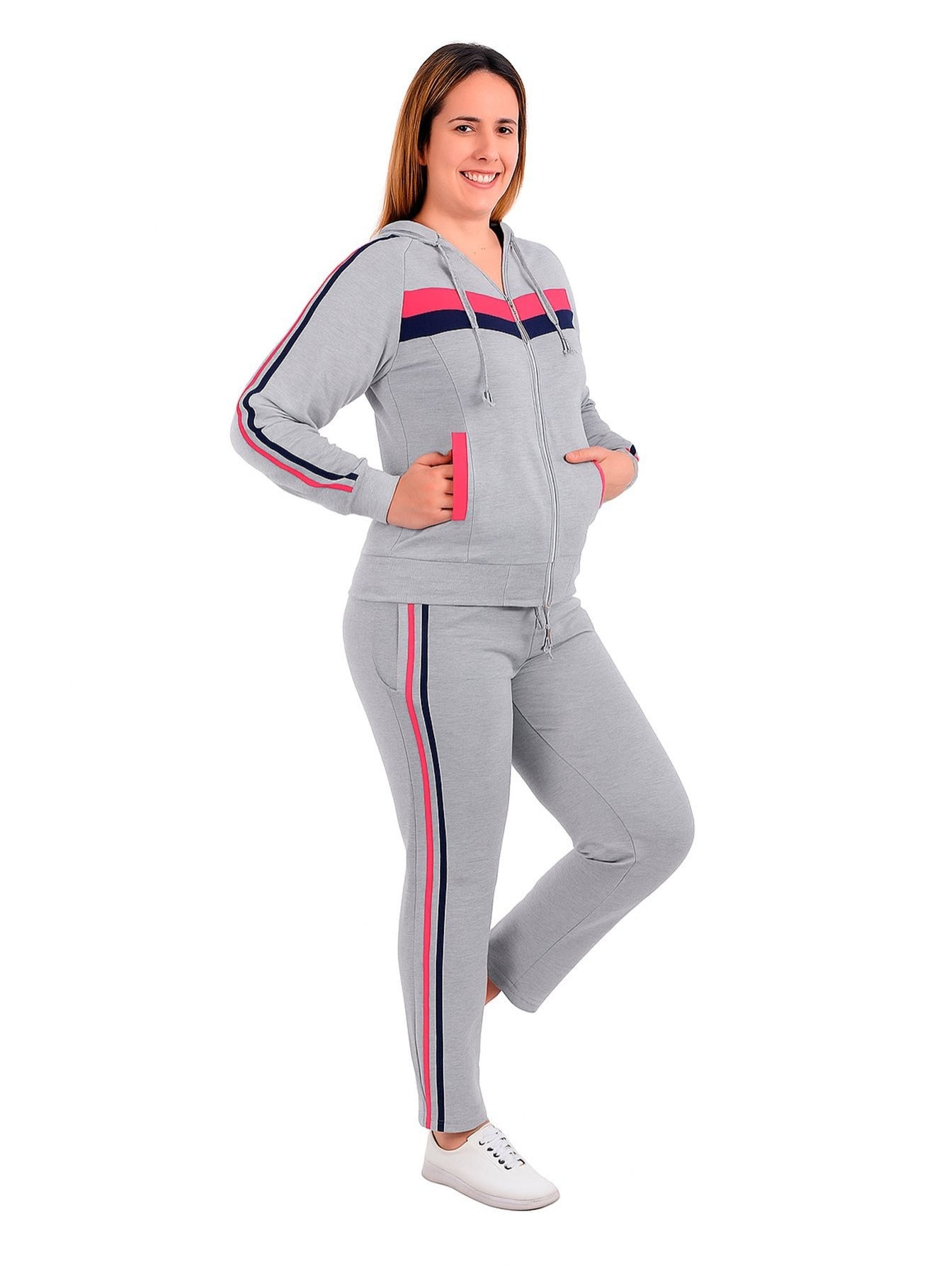 Pants deportivo de felpa para mujer
