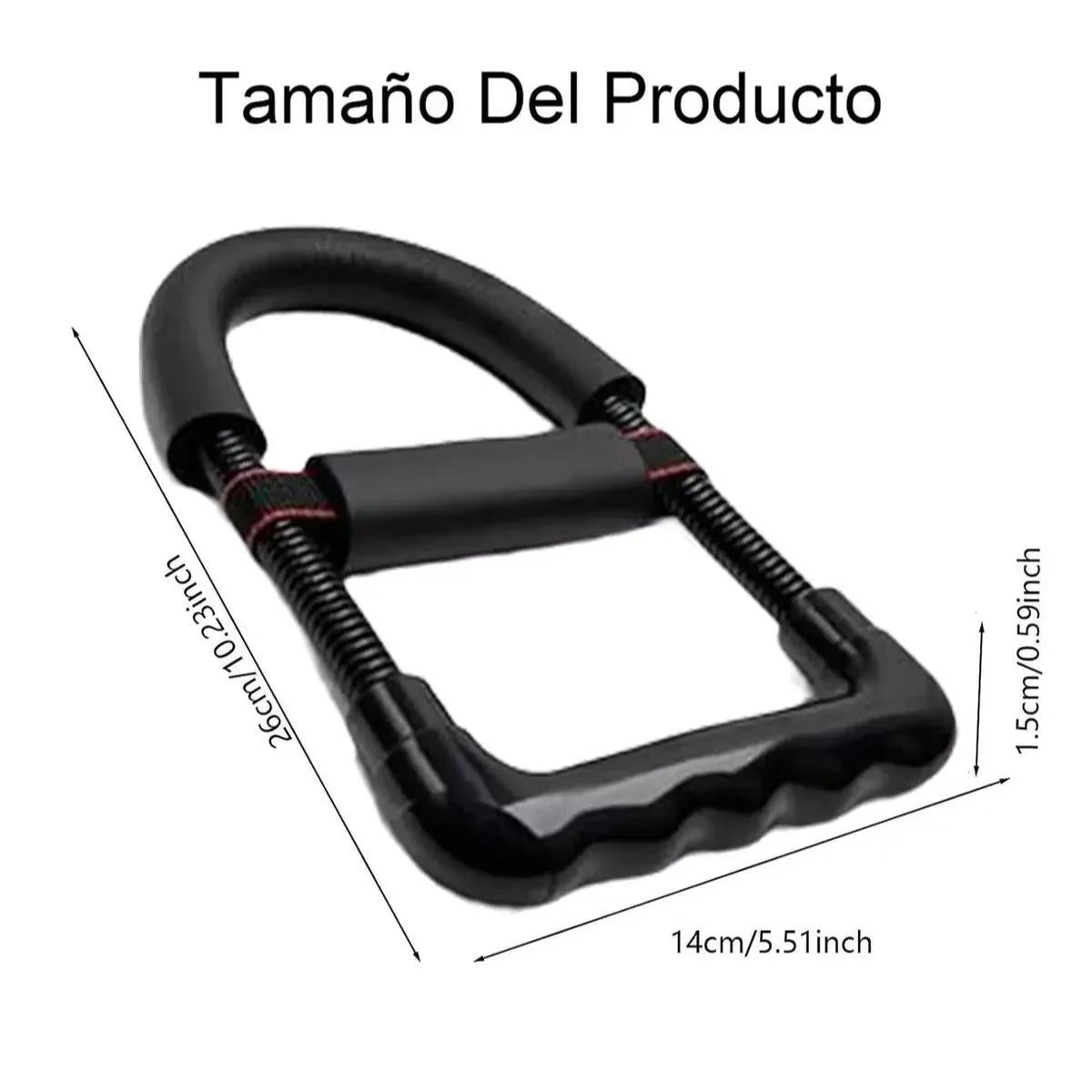 Ejercitador de antebrazos con agarre manual, ajustable de 7 a 20 kg