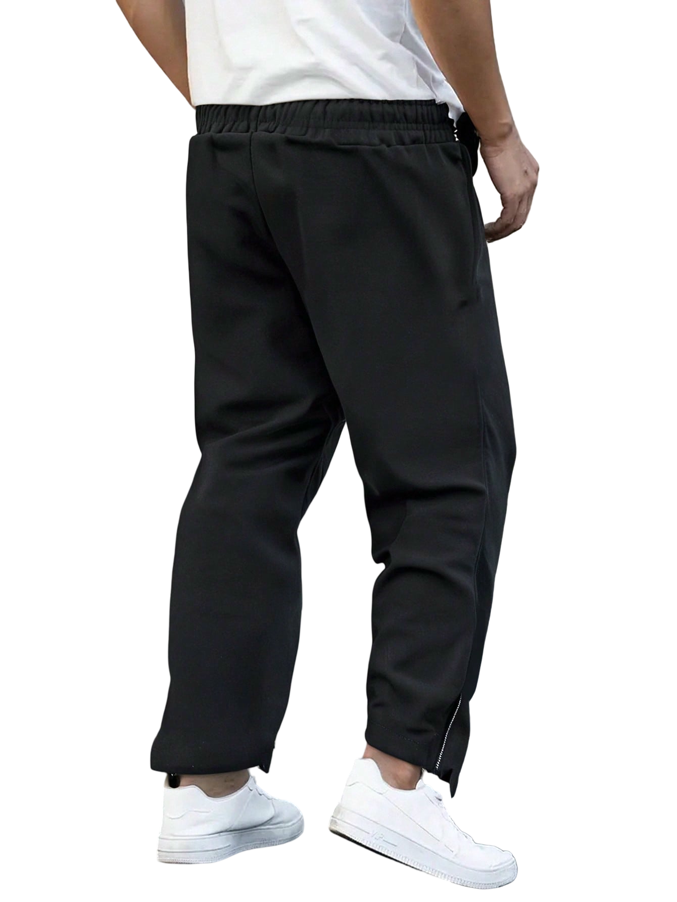 Men's Casual Straight Leg Drawstring Sweatpants