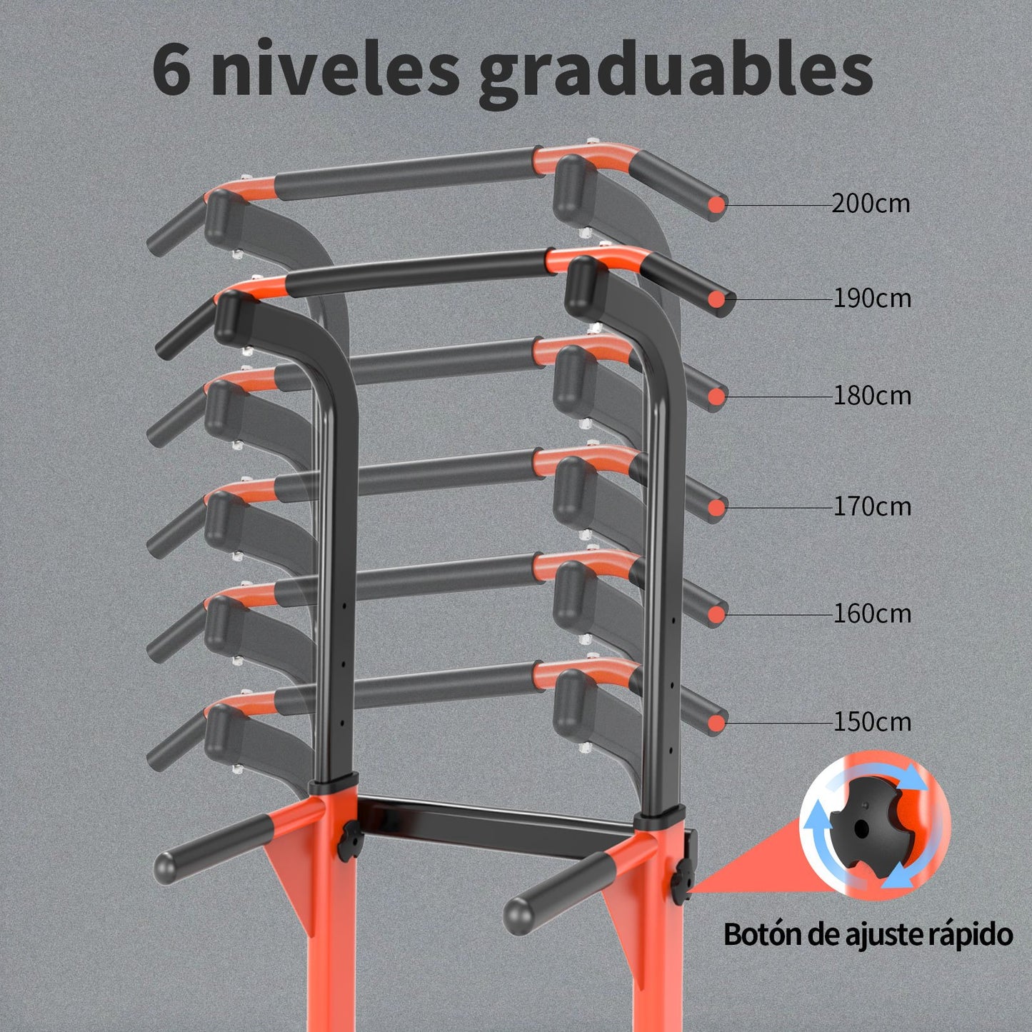 Entrenador de fuerza multifuncional de altura ajustable
