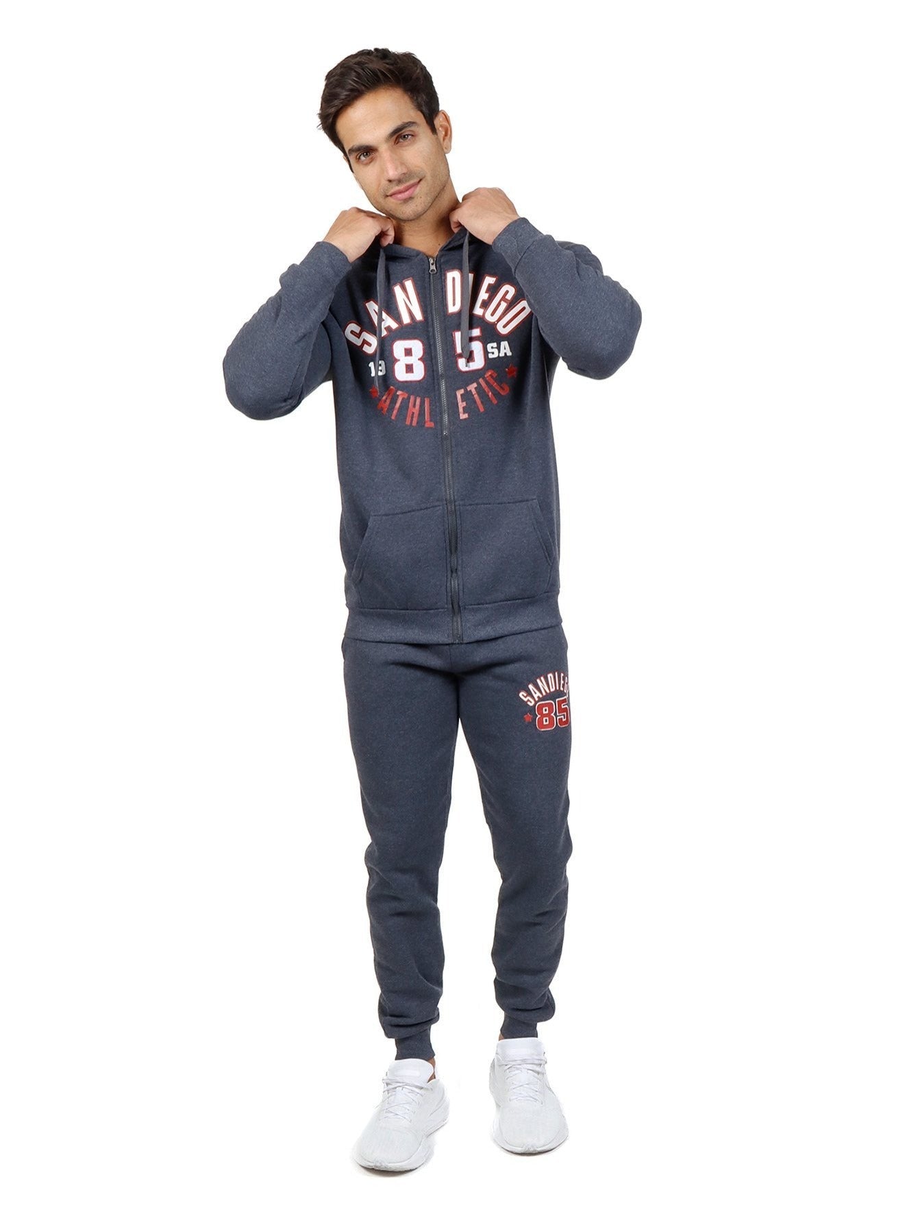 Conjunto depotivo de sudadera y pantalón para hombre