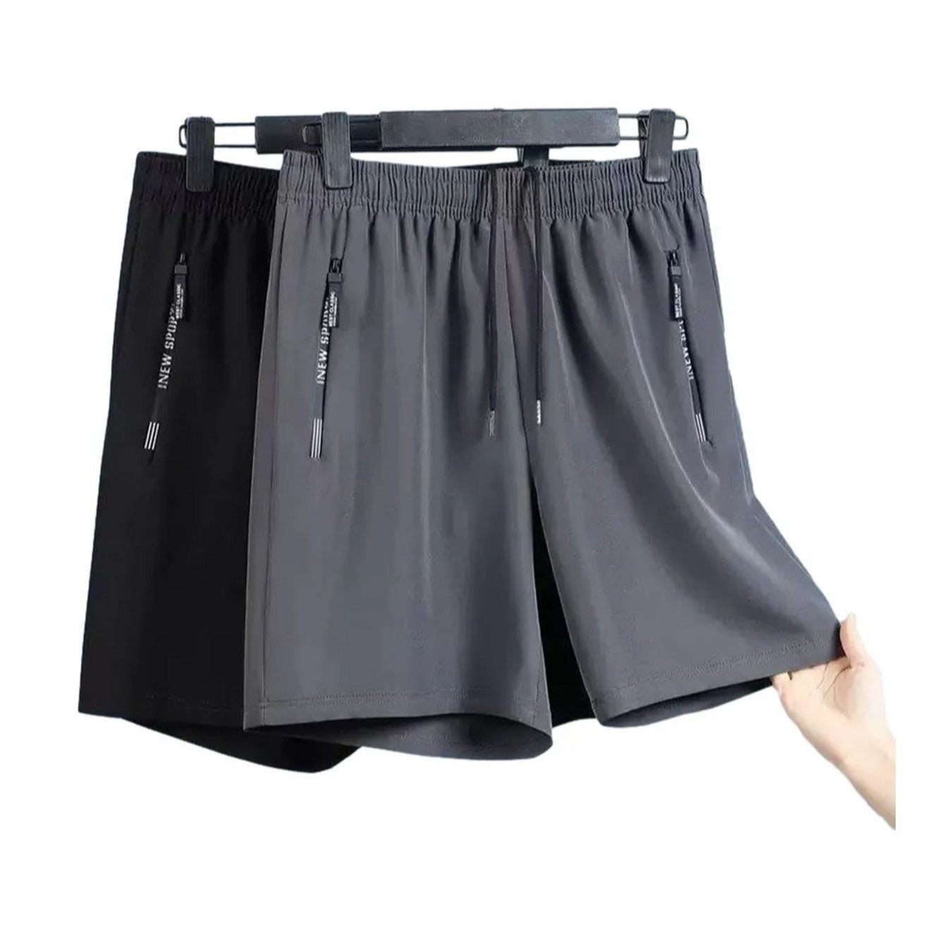 2 Shorts deportivos holgados y cómodos para correr y hacer ejercicio para hombre