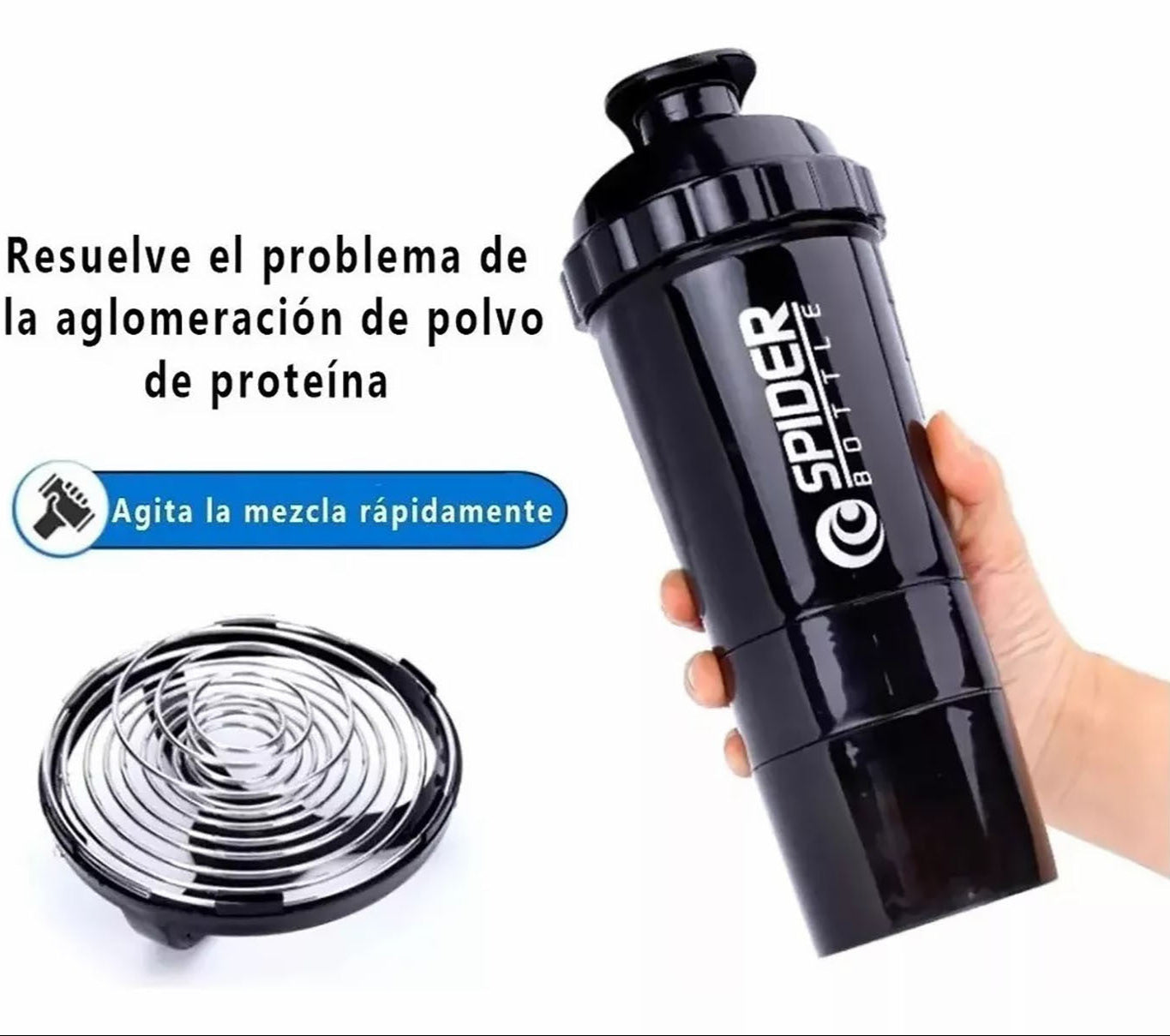 16 oz. Protein Shaker Bottle with Shake Ball