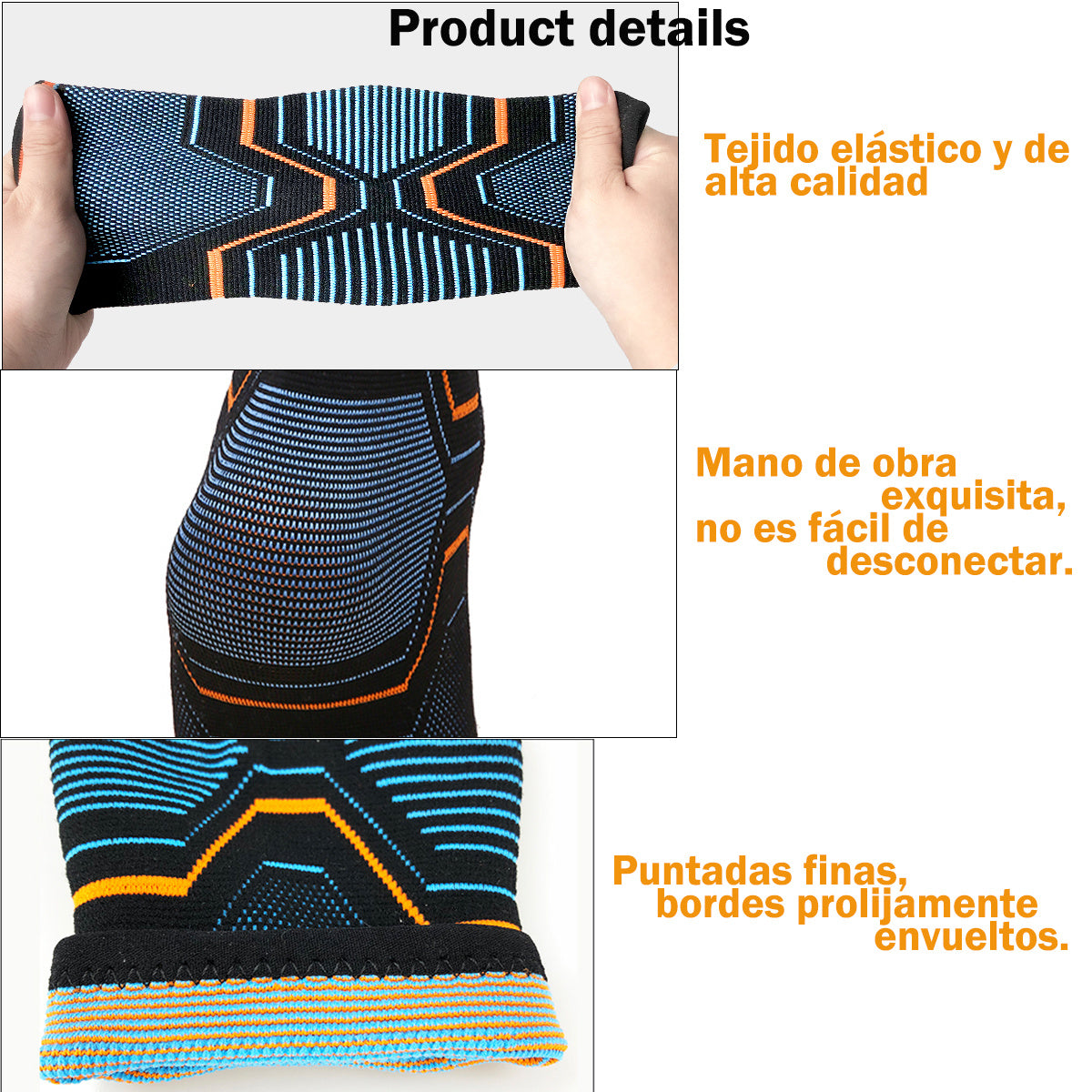 2 tobilleras deportivas elástica de compresión