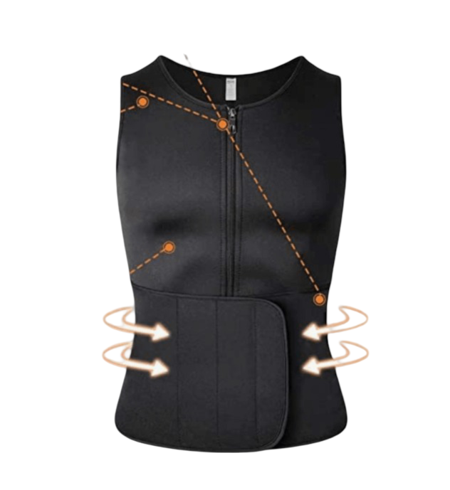 Adjustable Waist Neoprene Sauna Vest