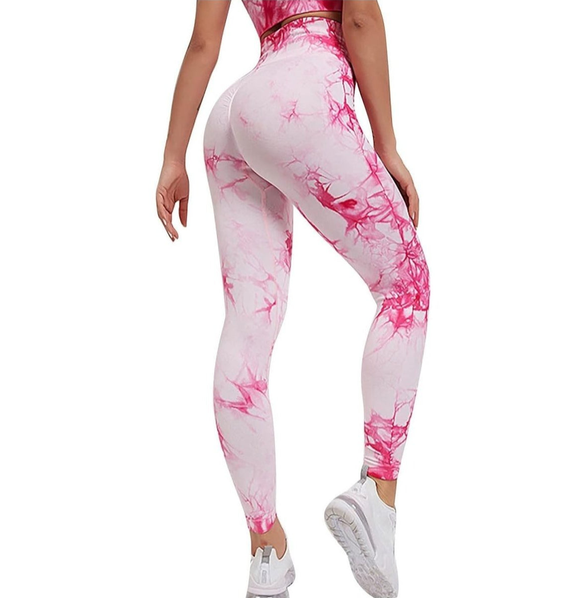 Tie-Dye Leggings, High Waist, Seamless, Moisture Wicking