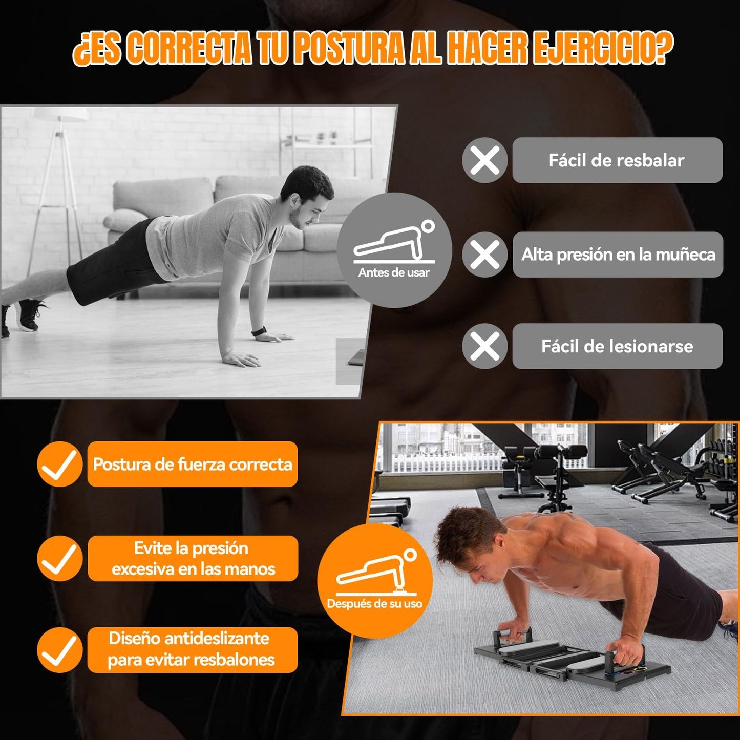 Mesa de flexión 30 en 1 con bandas de resistencia y temporizador