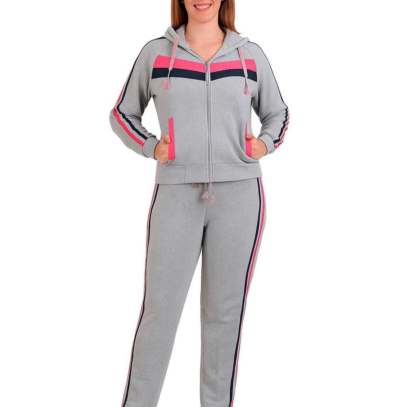 Pants deportivo de felpa para mujer