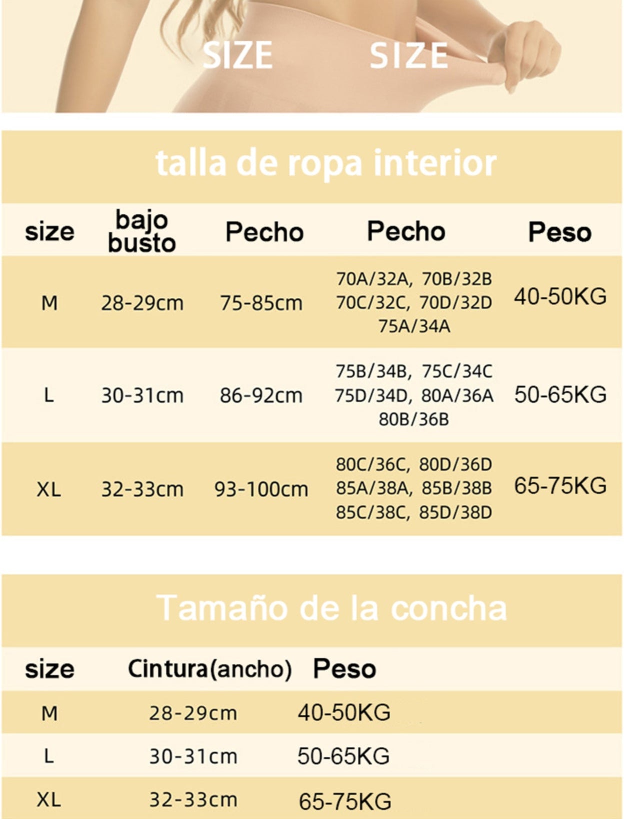 Conjunto deportivo de 2 piezas para mujer efecto Push-up