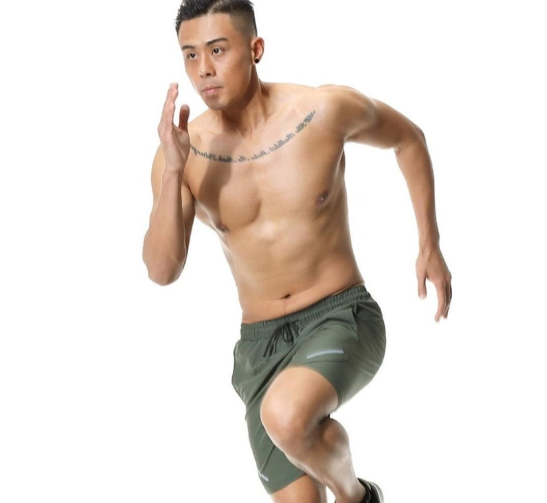 Pantalones cortos deportivos para hombre