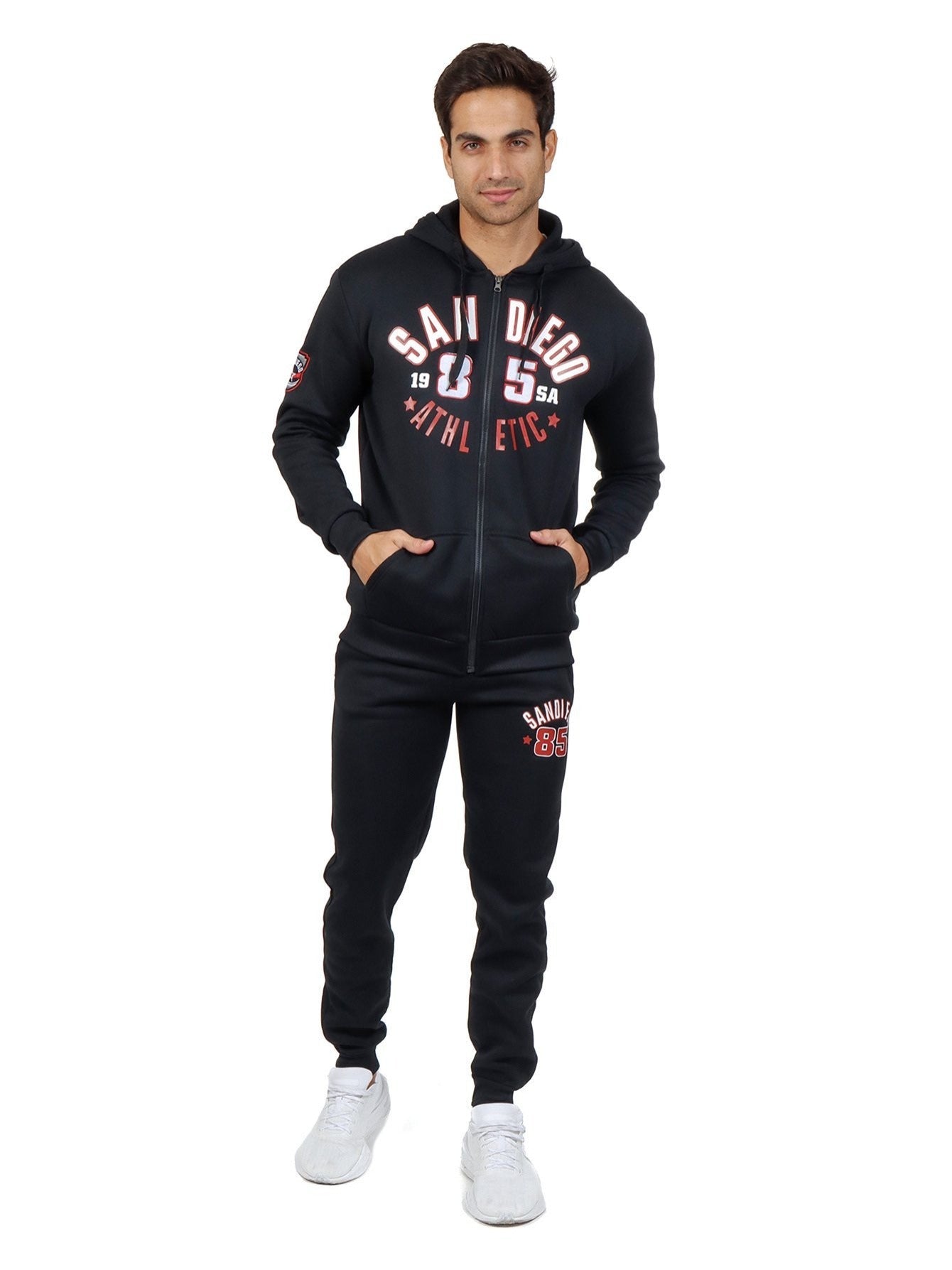 Conjunto depotivo de sudadera y pantalón para hombre