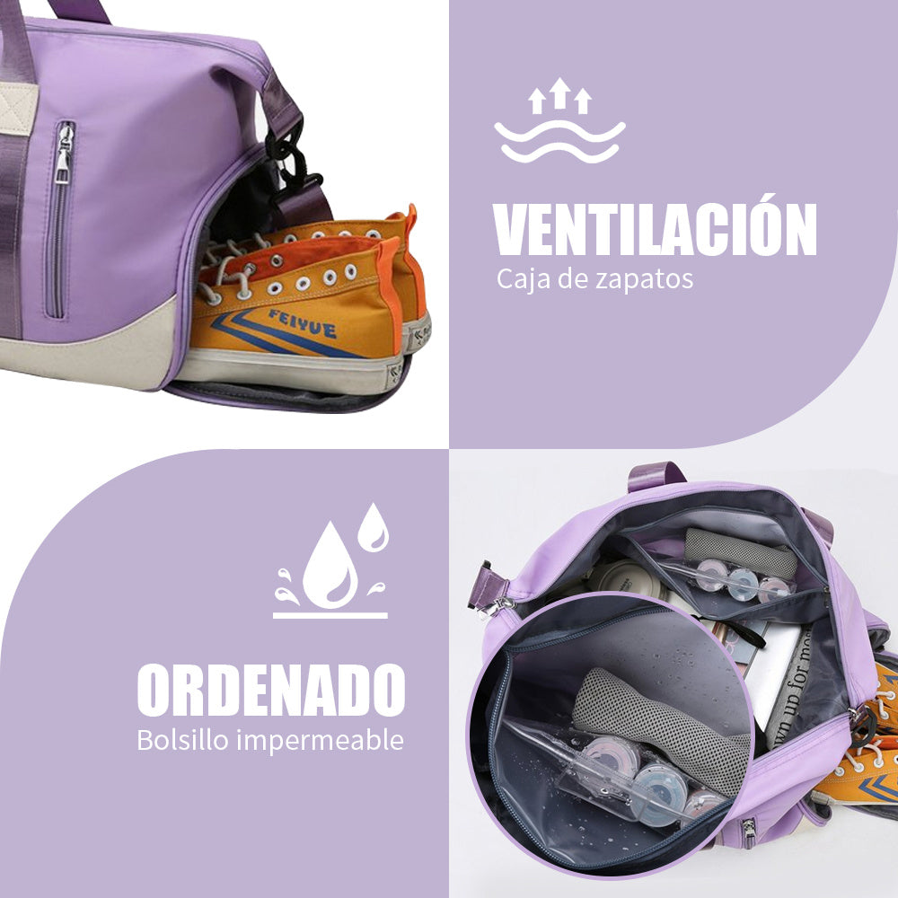 Unisex Gym Bag, Waterproof Design with Multiple Compartments