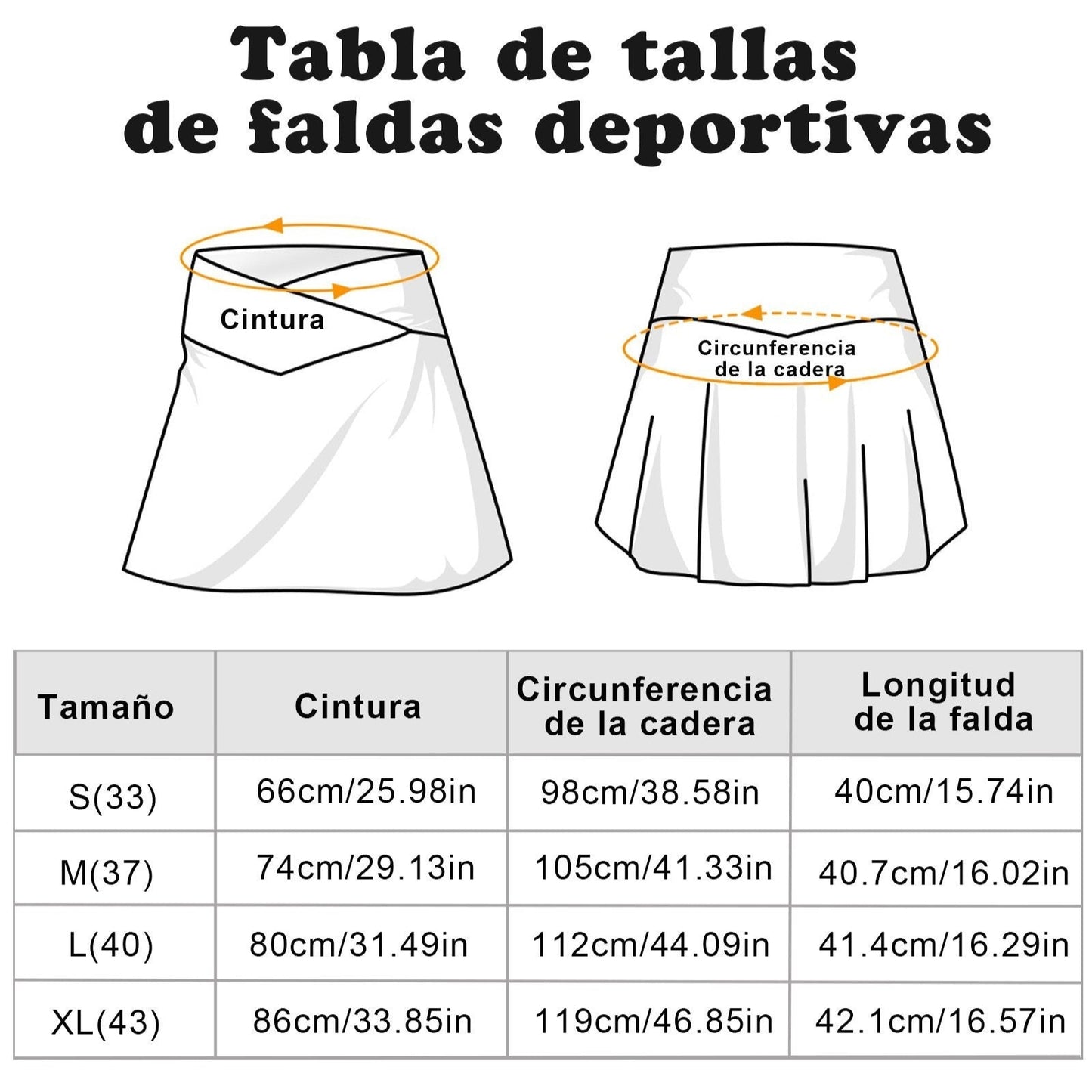 High-waisted sports skirt with pockets
