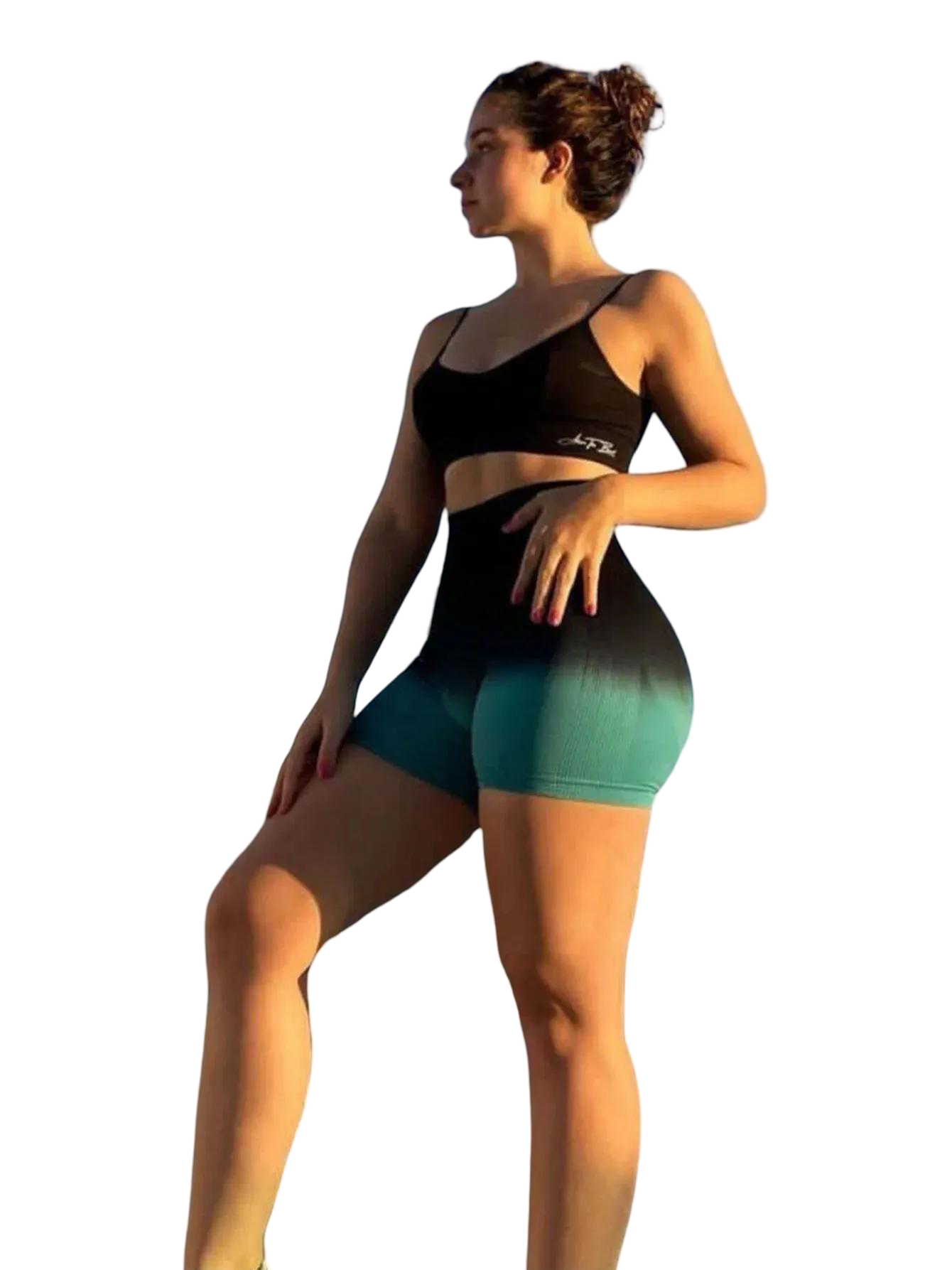 Shorts deportivos ajustados con efecto push-up