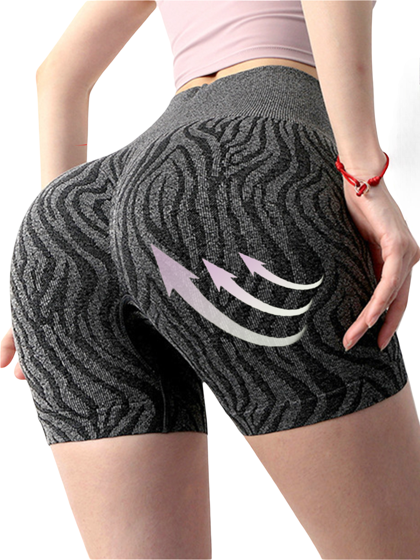 Tight sports shorts, medium elasticity, soft fabric