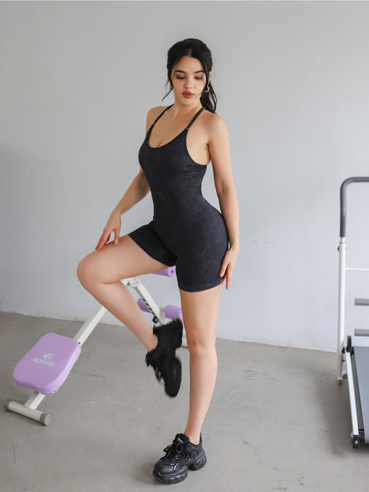 Body ajustado para mujer con tirantes finos