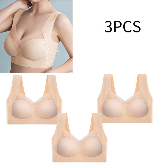 Set 3 Sports Bra ultra-thin skin color