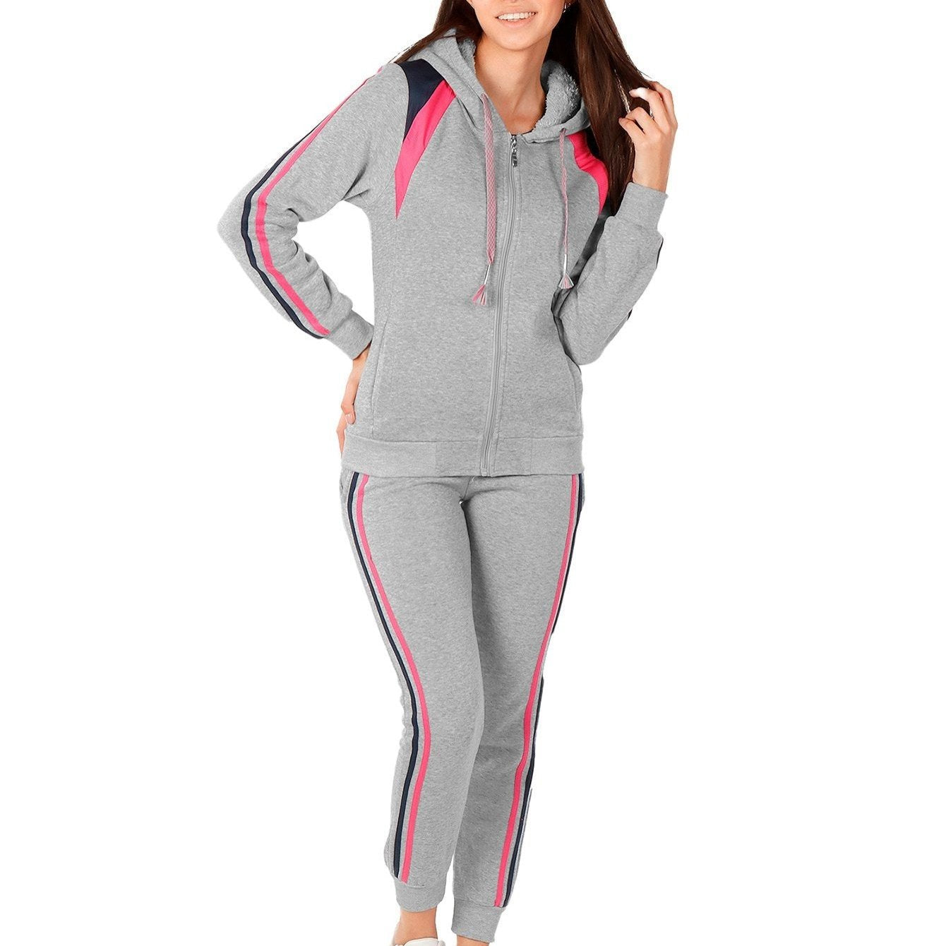Conjunto deportivo de moda con pantalones deportivos para mujer