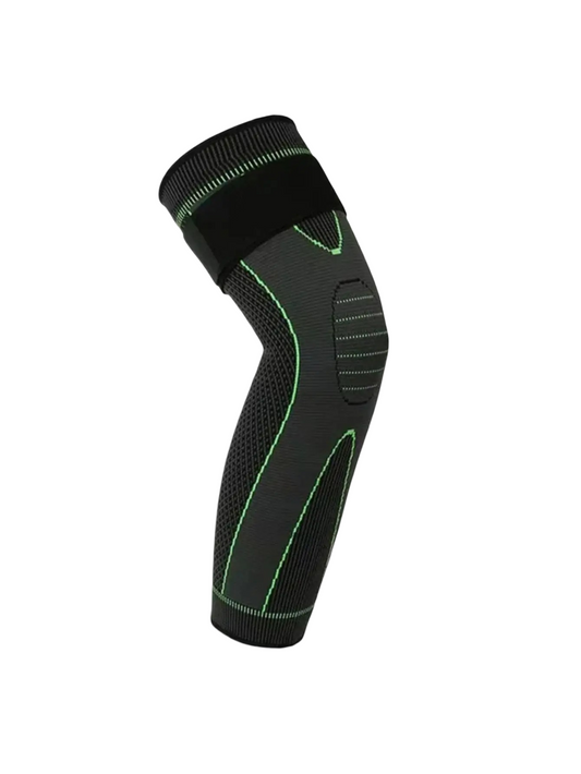 Breathable elastic compression knee brace
