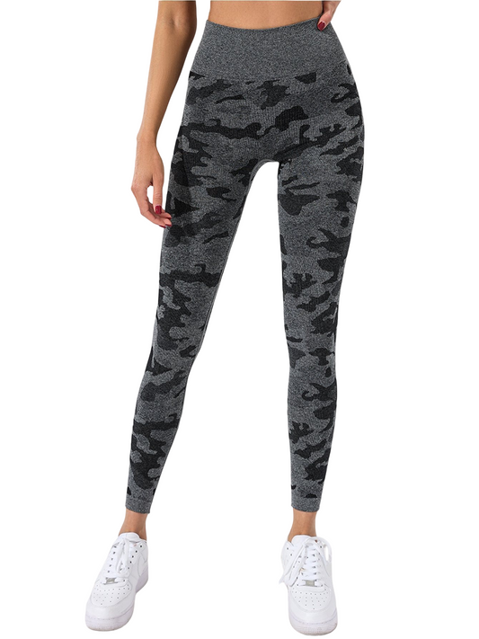 Tie-Dye Sports Leggings with Tummy Control, Lycra with Lifting Effect