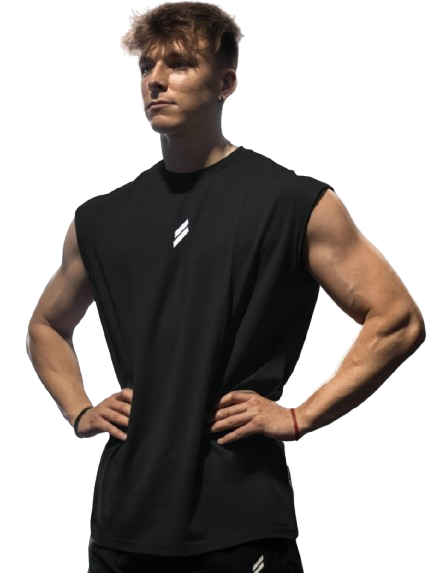 Camiseta de malla sin mangas para hombre, estilo casual y deportivo