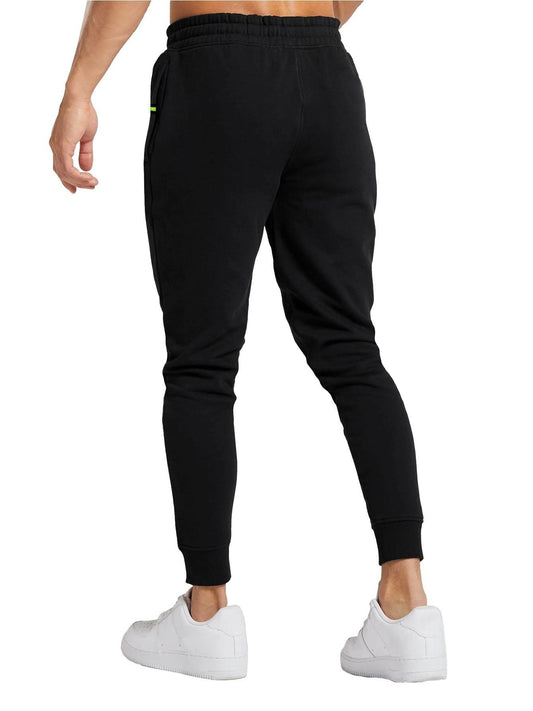 Pants deportivo elástico de corte ajustado para hombre