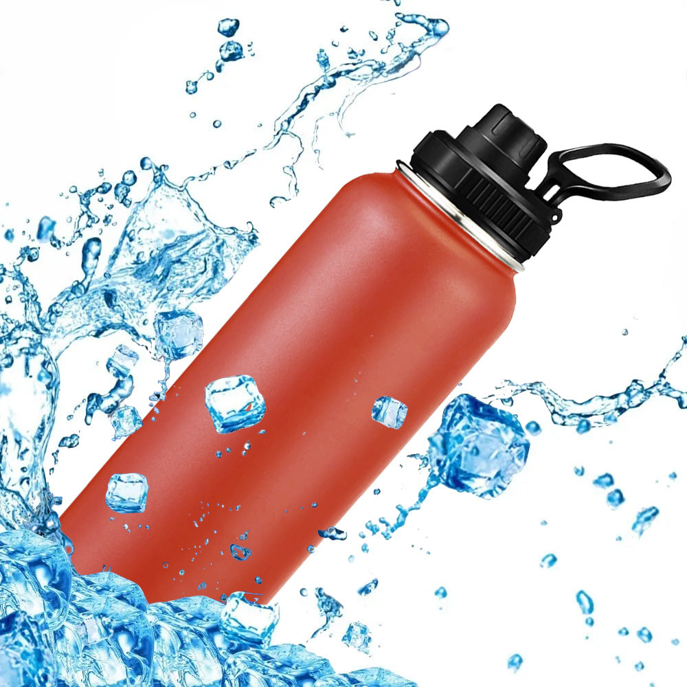 1,200ml Leakproof Stainless Steel Water Bottle.