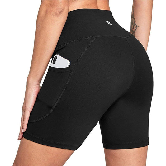 Lycra sports shorts with pouch