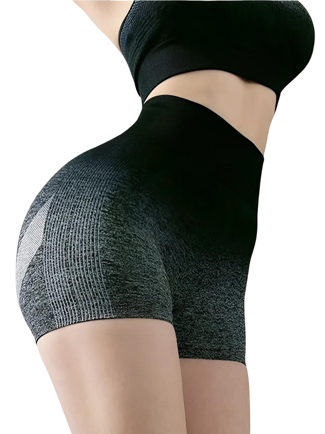 Shorts deportivos ajustados con efecto push-up