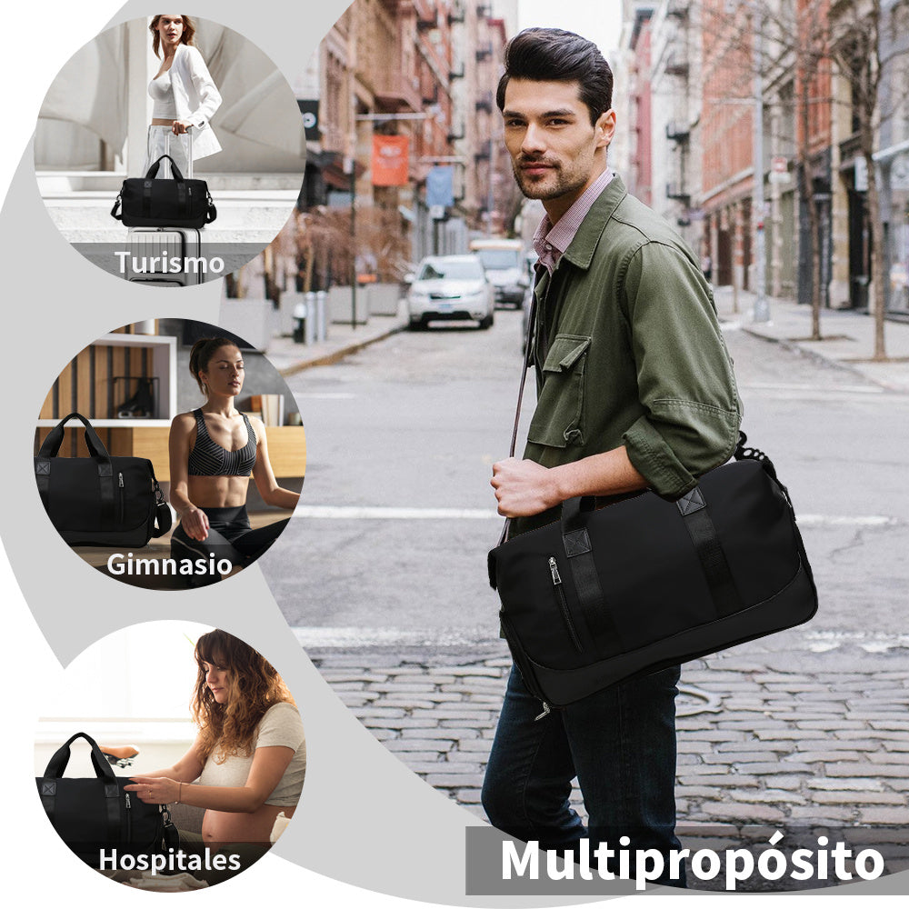 Unisex Gym Bag, Waterproof Design with Multiple Compartments