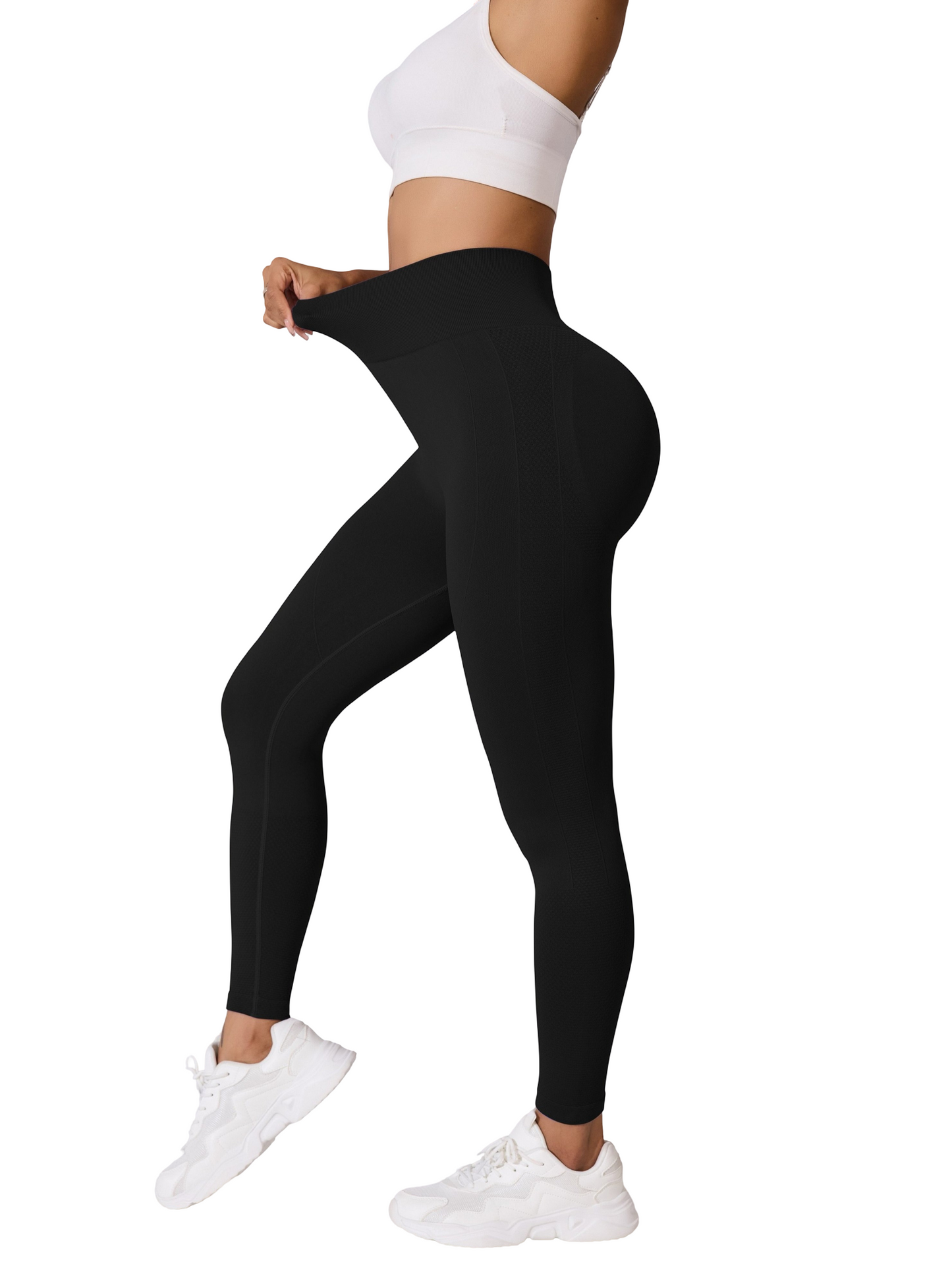 Comfortable high-waist butt-lifting leggings for women