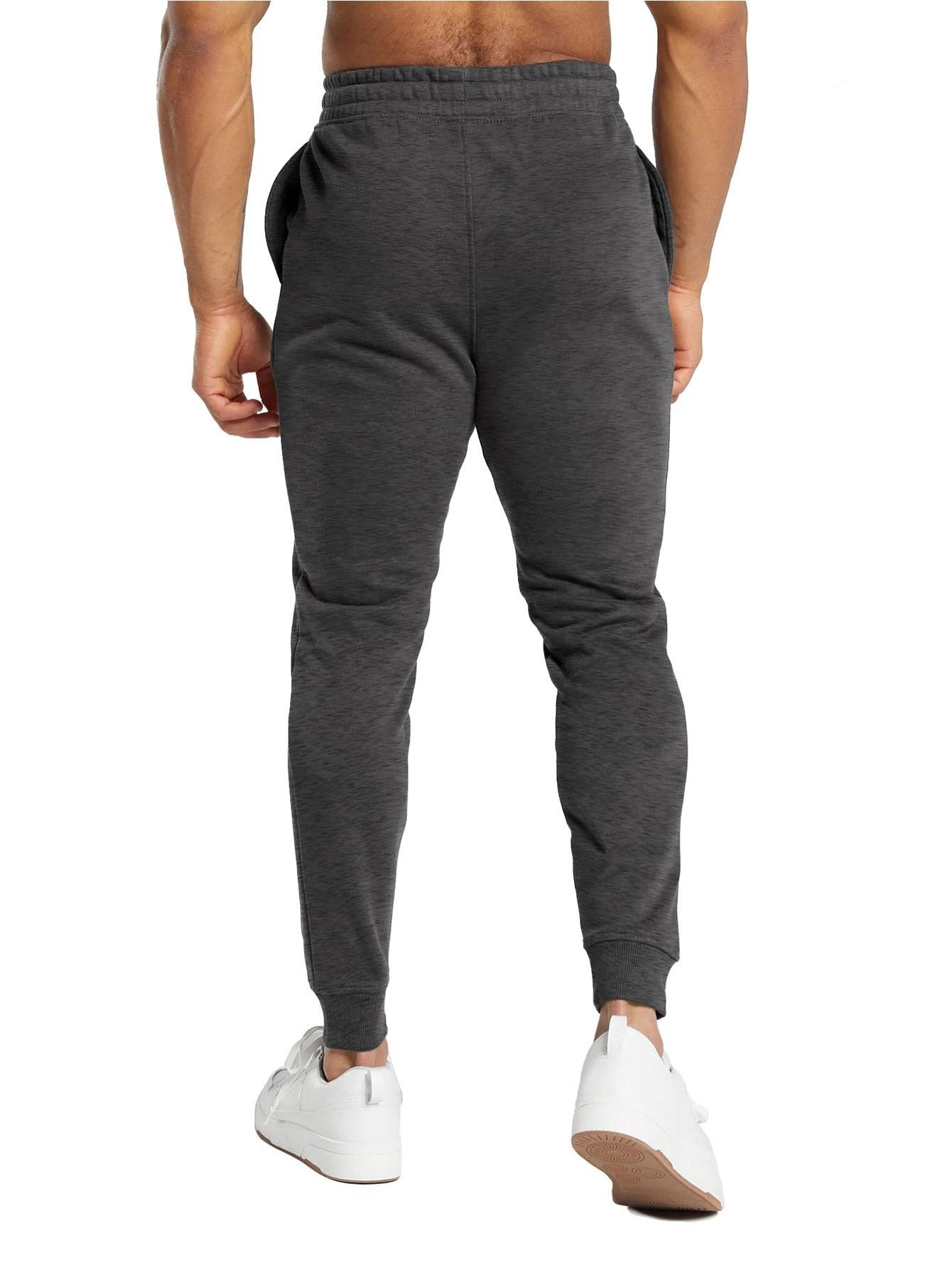 Pants deportivo elástico de corte ajustado para hombre