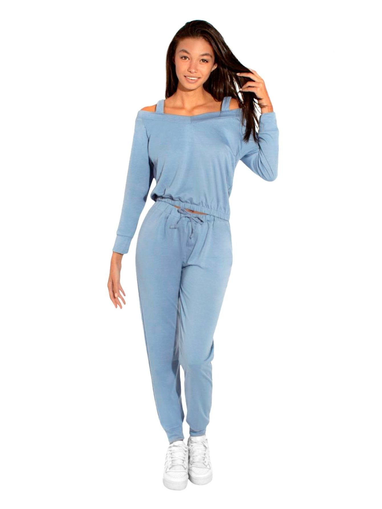 Conjunto deportivo casual y cómodo para mujer
