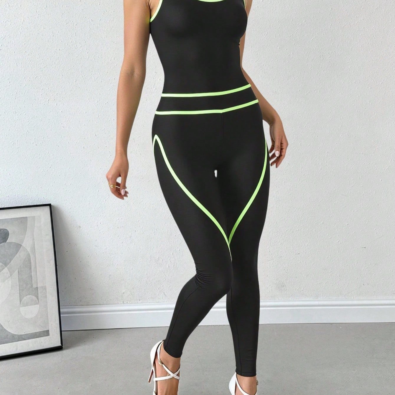 Mono deportivo de una pieza para mujer