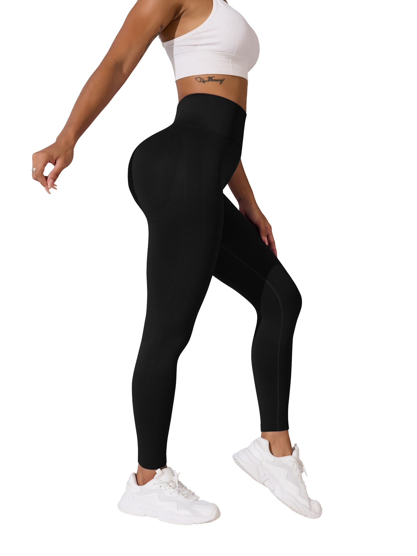 Comfortable high-waist butt-lifting leggings for women