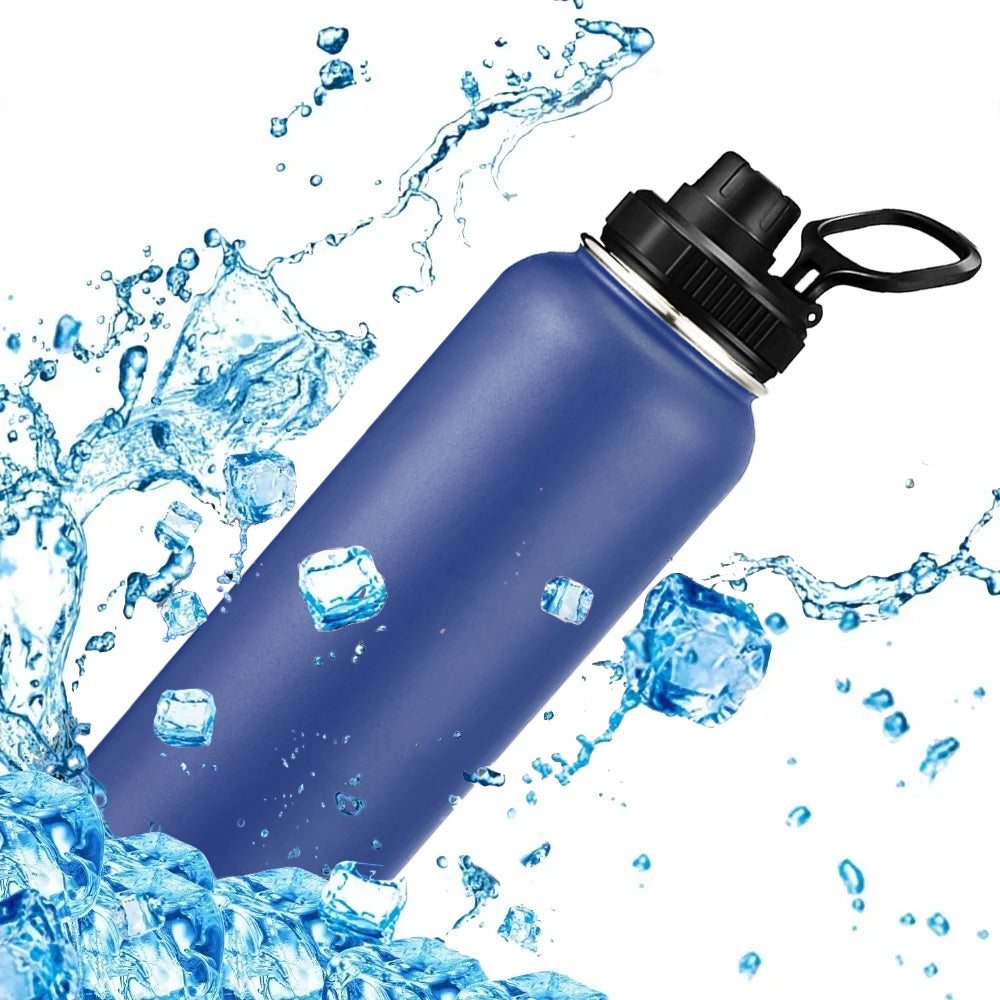 1,200ml Leakproof Stainless Steel Water Bottle.