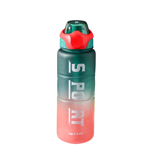 1,300 ml sports water bottle with an incredible spill-proof design
