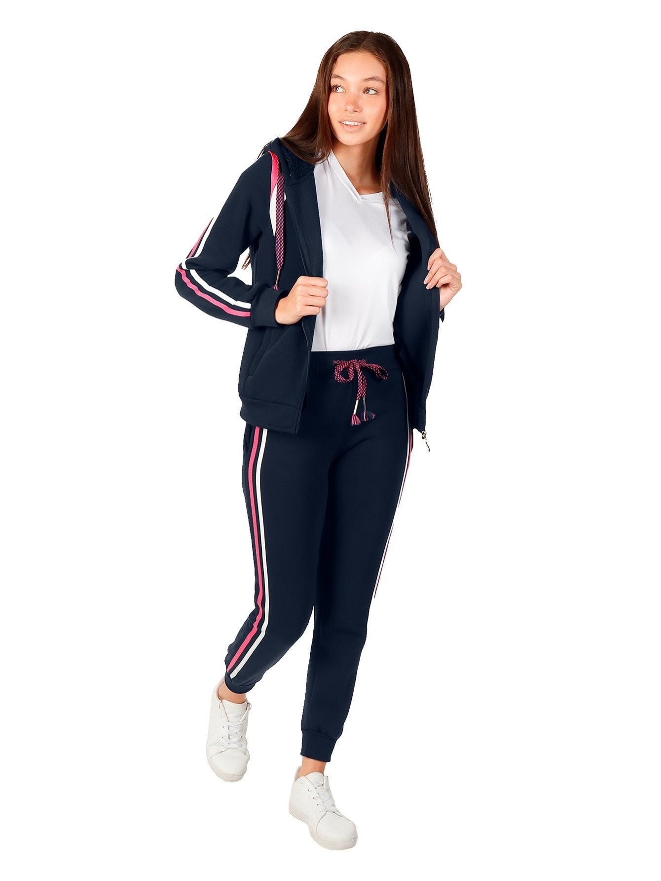 Conjunto deportivo de moda con pantalones deportivos para mujer