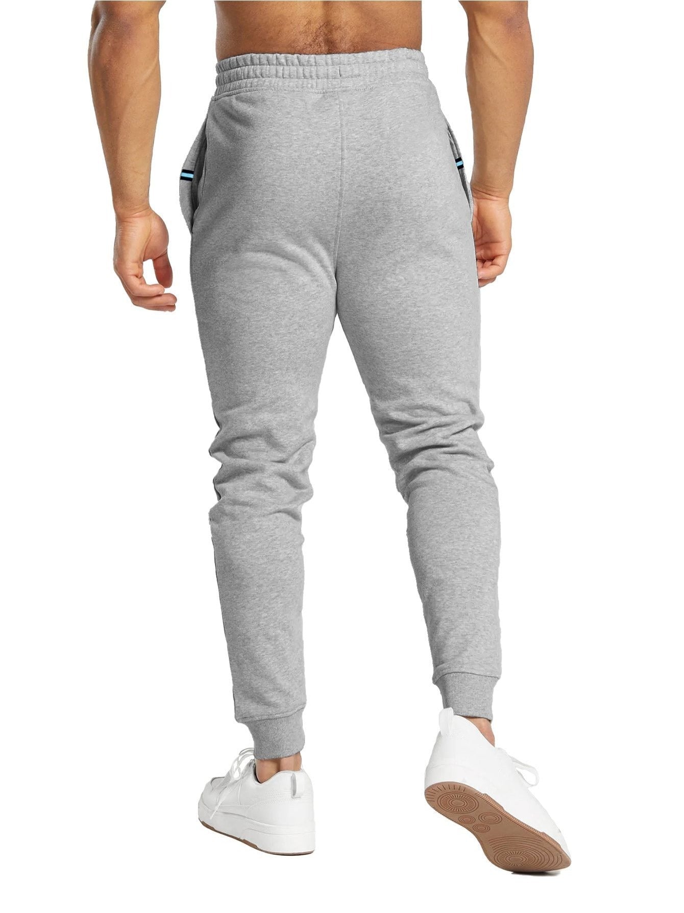 Pants deportivo elástico de corte ajustado para hombre