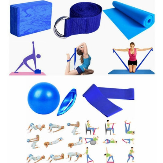 Juego de 5 equipos de yoga que incluye pelota y bloques de yoga