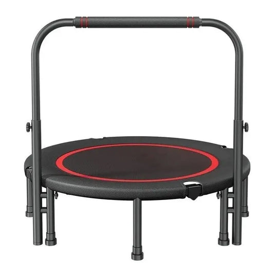 Trampolín deportivo con asa ajustable para fitness aeróbico y volteretas