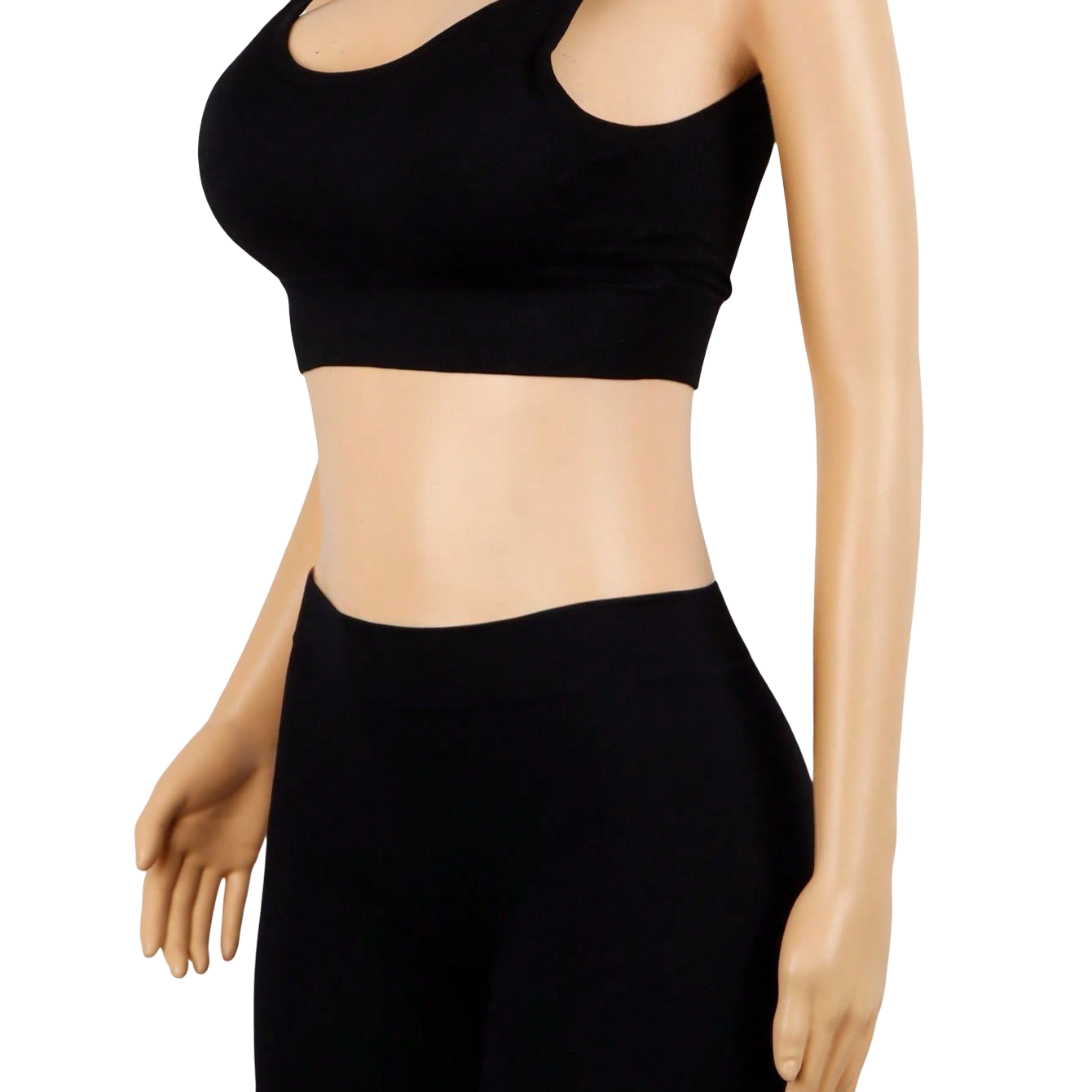 Women's Round Neck Sports Set, Aesthetic Top and Shorts for Women
