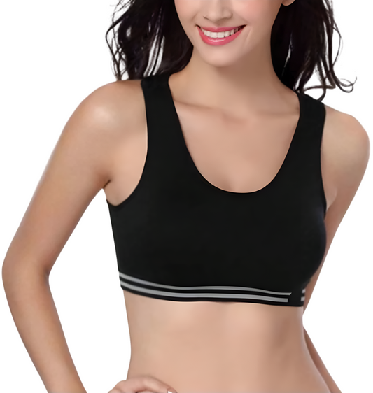 3 Sport Bra fino, sin aros, transpirable y ultra cómodo